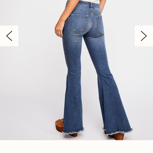 FP Super flare dark denim jeans - Picture 2 of 10